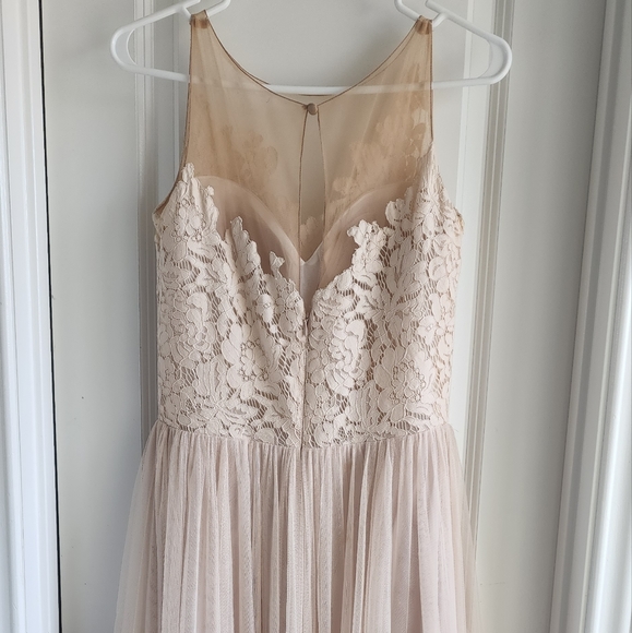 Cream wedding/bridesmaid dress - Picture 8 of 10